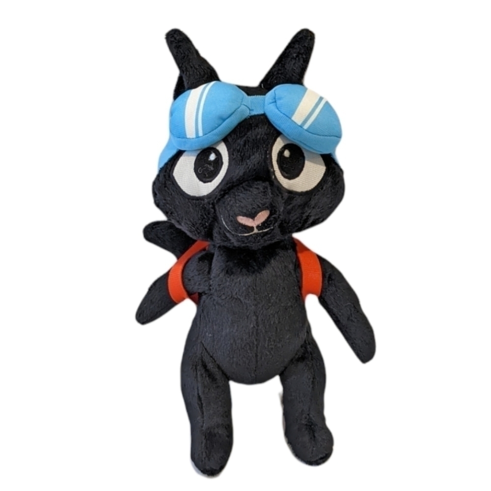 𝅺IKEA Lattjo black cat plush 11”